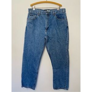St. John’s Bay | 38x31 Medium Wash Lightly Distressed Easy Fit Jeans